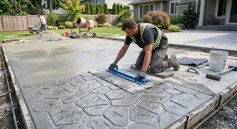 Stamped Concrete Installation Service