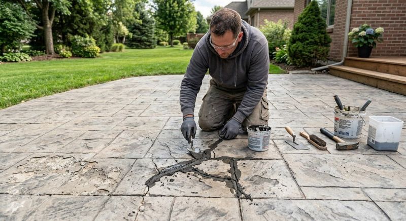 Decorative Concrete Repair in Ann Arbor, MI